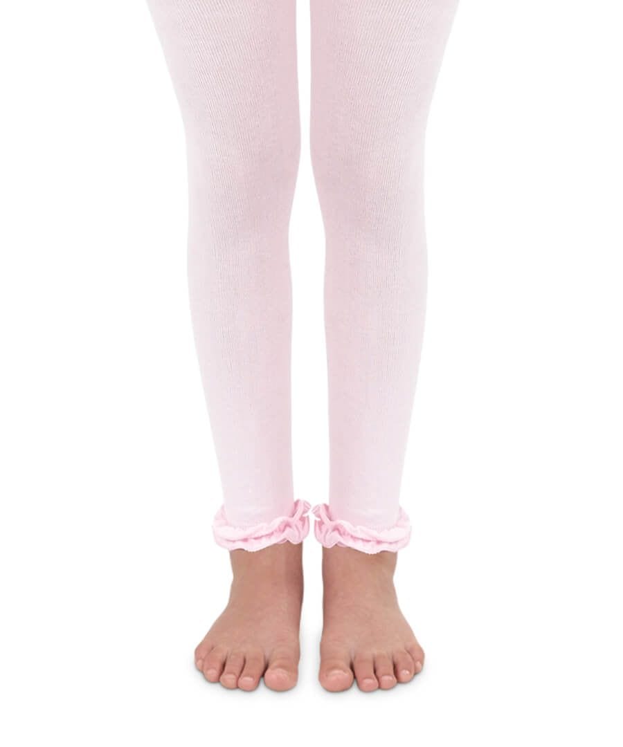 Jefferies Socks Jefferies Socks Pink Ruffle Footless Tights - Little Miss Muffin Children & Home