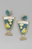 US Jewelry House US Jewelry House Cocktail Beaded Earrings - Little Miss Muffin Children & Home