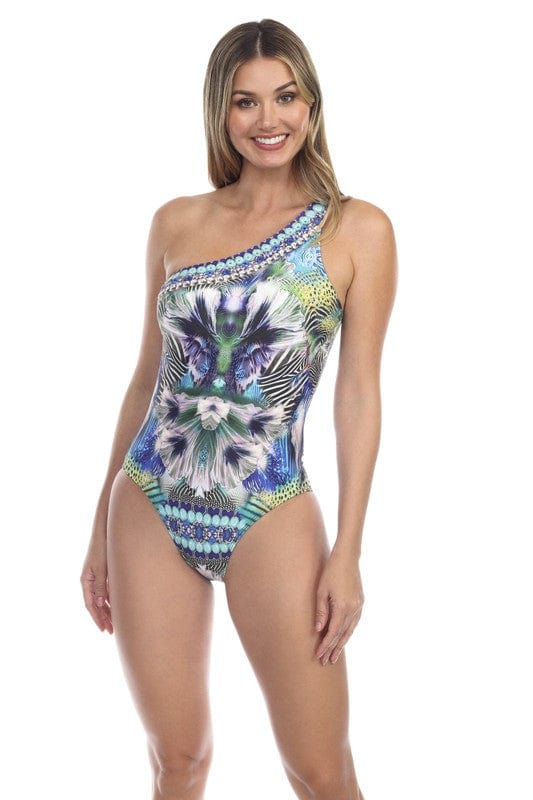 La Moda Hindu La Moda Beaded One Piece Swimsuit - Little Miss Muffin Children & Home