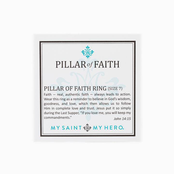 My Saint My Hero - My Saint My Hero Pillar of Faith Ring - Little Miss Muffin Children & Home