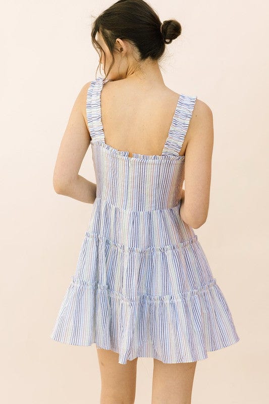 Storia Storia Striped Mini Dress - Little Miss Muffin Children & Home