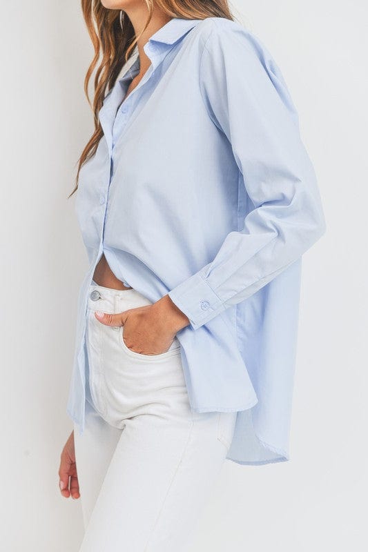 American Fit American Fit Button Down Boyfriend Shirt - Little Miss Muffin Children & Home