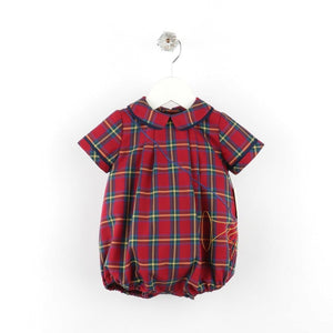 Sophie & Lucas Sophie & Lucas Tartan Plaid Bubble with Trumpet - Little Miss Muffin Children & Home