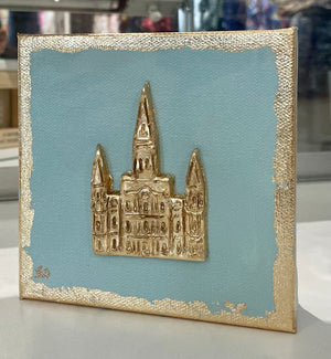 Fleur Art & Designs Fleur Art & Designs St. Louis Cathedral Mini Canvas - Little Miss Muffin Children & Home