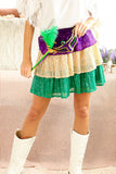 Vine & Love Vine & Love Sequin Tiered Mini Skirt - Little Miss Muffin Children & Home
