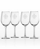 Rolf Glass Rolf Glass Grand Fleur De Lis White Wine Glass - Little Miss Muffin Children & Home