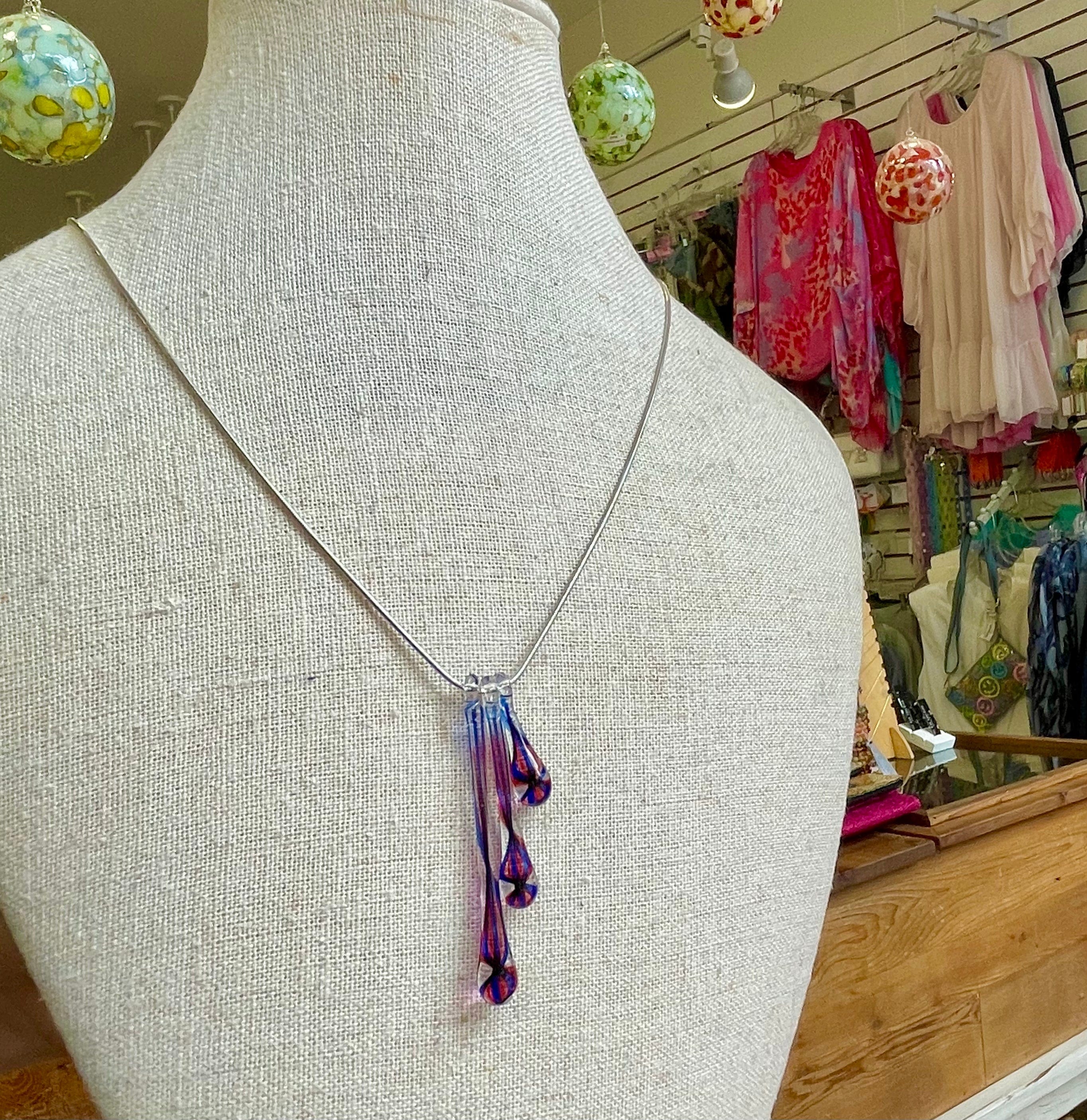 Frederick Imhoff Frederick Imhoff Helix Glass Necklaces - Little Miss Muffin Children & Home