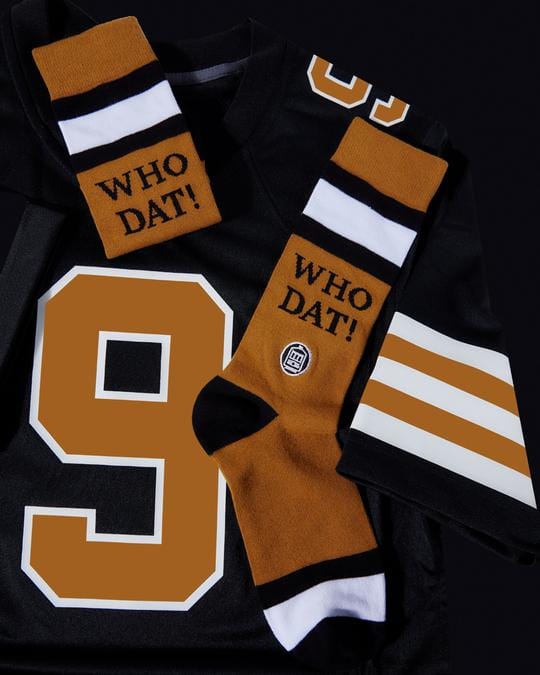 Bonfolk Bonfolk Who Dat Socks - Little Miss Muffin Children & Home