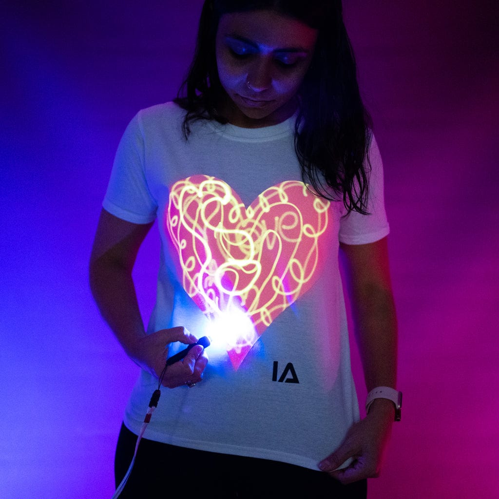 Illuminated Apparel Illuminated Apparel Interactive Heart Glow T-Shirt - Little Miss Muffin Children & Home