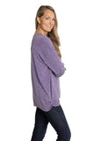 FYC - Flying Colors Flying Colors Bailey II Rib Knit V-Neck Top - Little Miss Muffin Children & Home