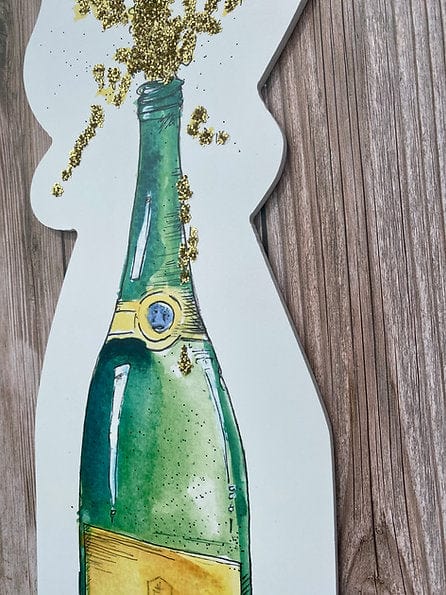 504 Funk 504 Funk Poppin' Bottles Champagne Door Hanger - Little Miss Muffin Children & Home