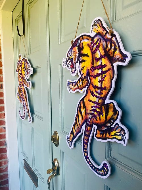 FNK - 504 Funk 504 Funk Door Hangers Left Facing Tiger - Little Miss Muffin Children & Home
