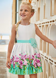 Mayoral Usa Inc Mayoral Printed Floral Hem Dress - Little Miss Muffin Children & Home