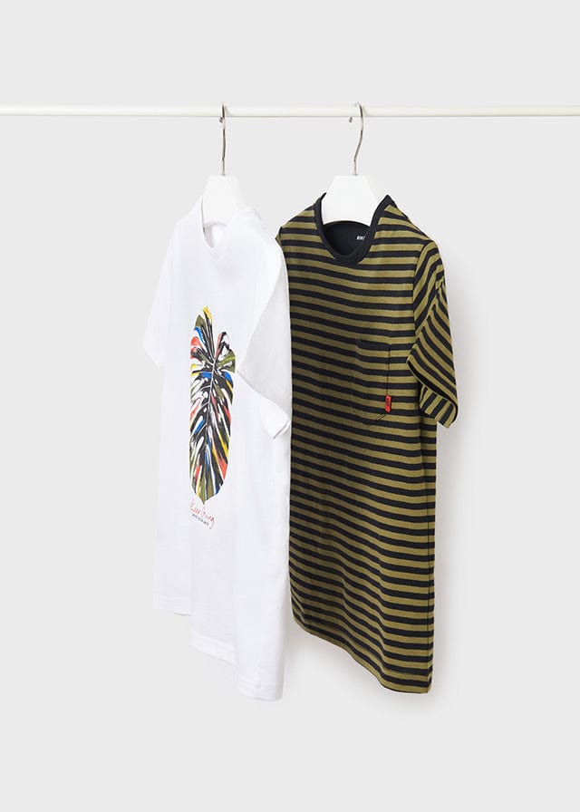 Mayoral Mayoral 6.011 Turtle Green Short Sleeve T-Shirts (2 Styles) - Little Miss Muffin Children & Home