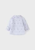Mayoral Mayoral Long Sleeve Striped Button Down Shirt - Little Miss Muffin Children & Home
