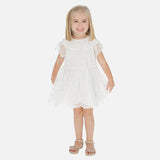 Mayoral - Mayoral Embroidered Short Sleeve Dress for Girl - Little Miss Muffin Children & Home