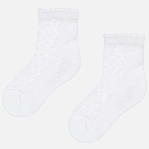 Mayoral Usa Inc Mayoral Sheer Dot Lace Socks - Little Miss Muffin Children & Home