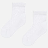 Mayoral Usa Inc Mayoral Sheer Dot Lace Socks - Little Miss Muffin Children & Home