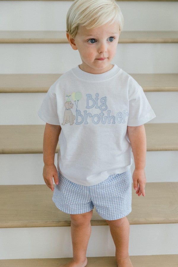 Bailey Boys Bailey Boys White Knit- Big Brother T-shirt - Little Miss Muffin Children & Home