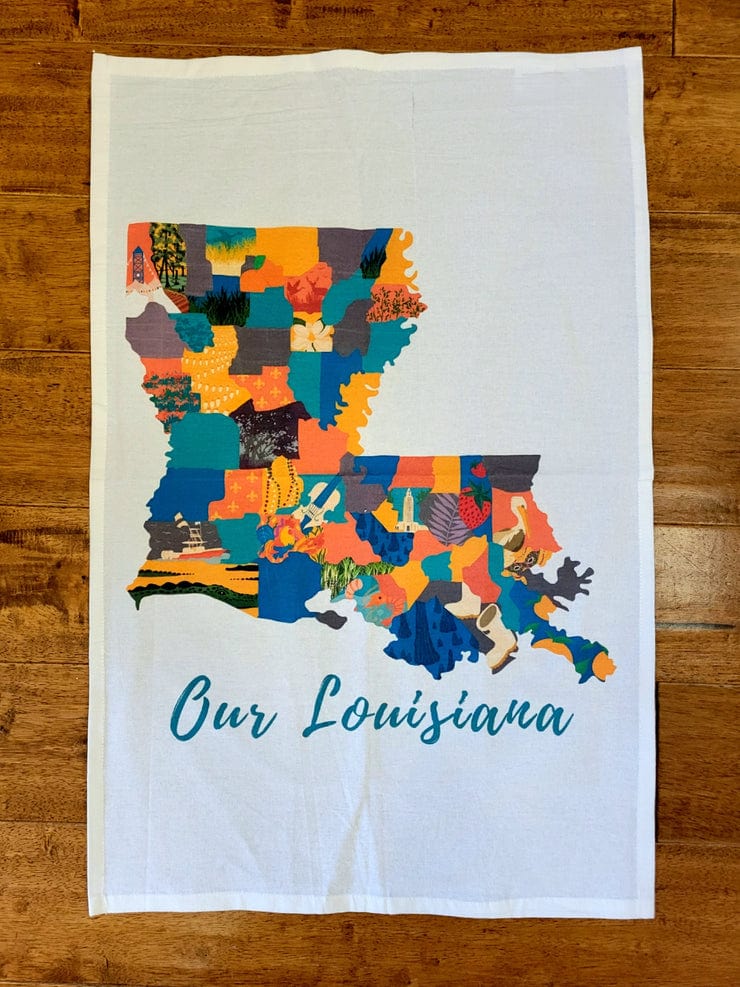 318 Art Co 318 Art Co Our Louisiana Kitchen Towel - Little Miss Muffin Children & Home