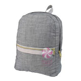 OHM - Mint Sweet Little Things Mint Sweet Little Things Grey Chambray Medium Backpack - Little Miss Muffin Children & Home