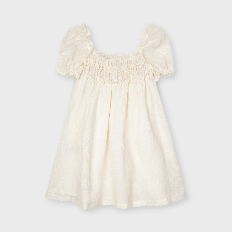 Mayoral Mayoral Girl's Puff Sleeve Dress - Little Miss Muffin Children & Home