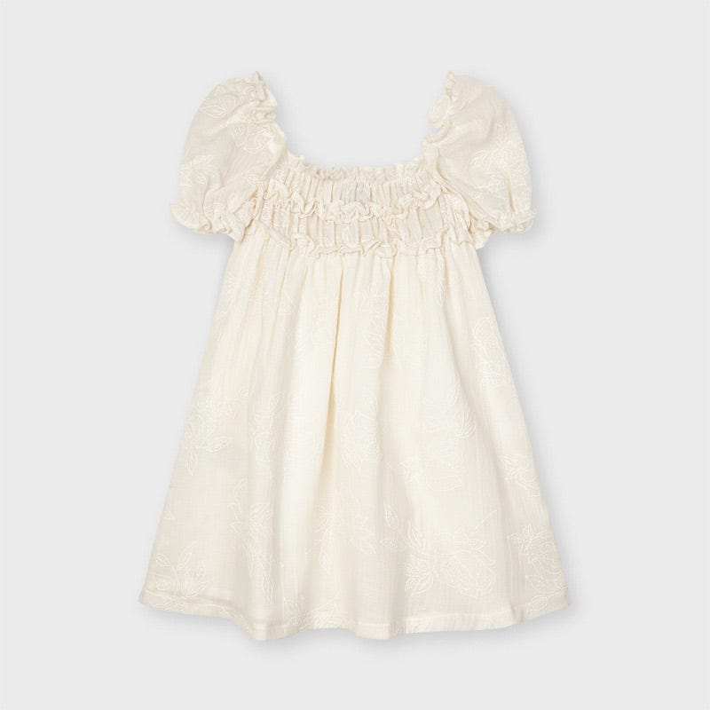 Mayoral Mayoral Girl's Puff Sleeve Dress - Little Miss Muffin Children & Home