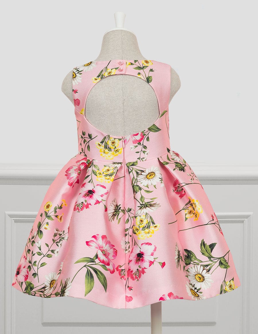 Abel & Lula - Abel & Lula Printed Mikado Dress - Little Miss Muffin Children & Home