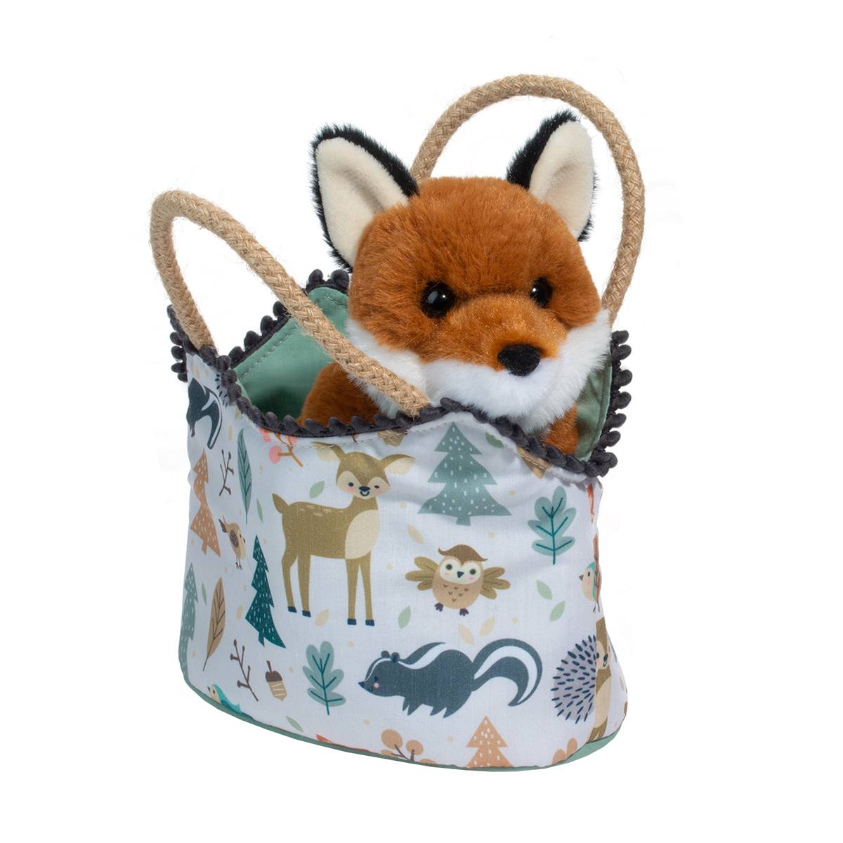 DOU - Douglas Toys Douglas Toys Magical Forest Sak with Sitting Fox - Little Miss Muffin Children & Home
