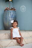 Beaufort Bonnet Company Beaufort Bonnet Company Worth Ave White Lainey's Little Top - Little Miss Muffin Children & Home