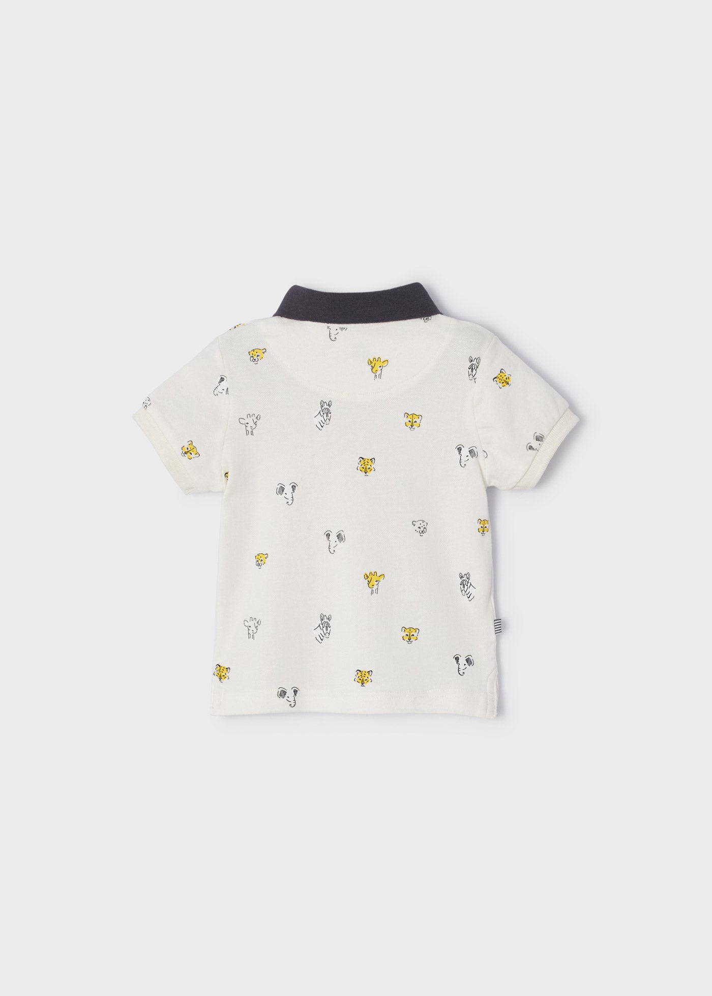 Mayoral Mayoral Short Sleeve Small Print Polo - Little Miss Muffin Children & Home