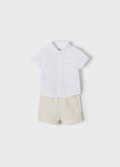 Mayoral Mayoral Dressy Linen Short Set - Little Miss Muffin Children & Home