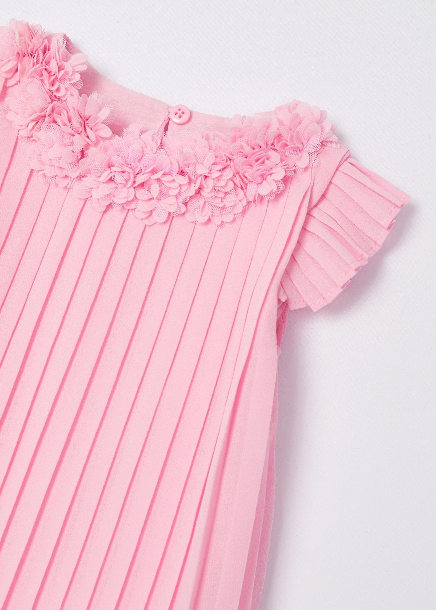 Mayoral Mayoral Pleated Flowers Dress - Little Miss Muffin Children & Home