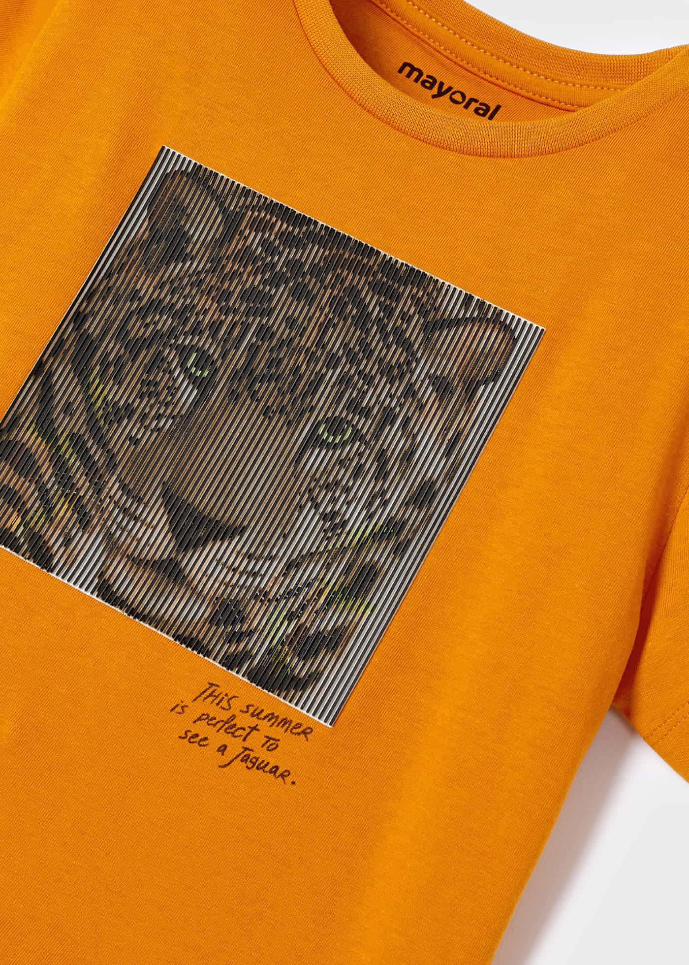 Mayoral Mayoral 3.005 Short Sleeve 3-D Tiger T-SHIRT - Little Miss Muffin Children & Home