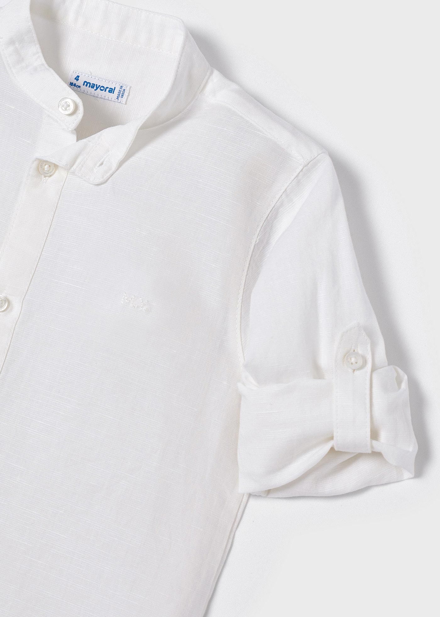 Mayoral Mayoral 3.122 LS LINEN SHIRT - Little Miss Muffin Children & Home