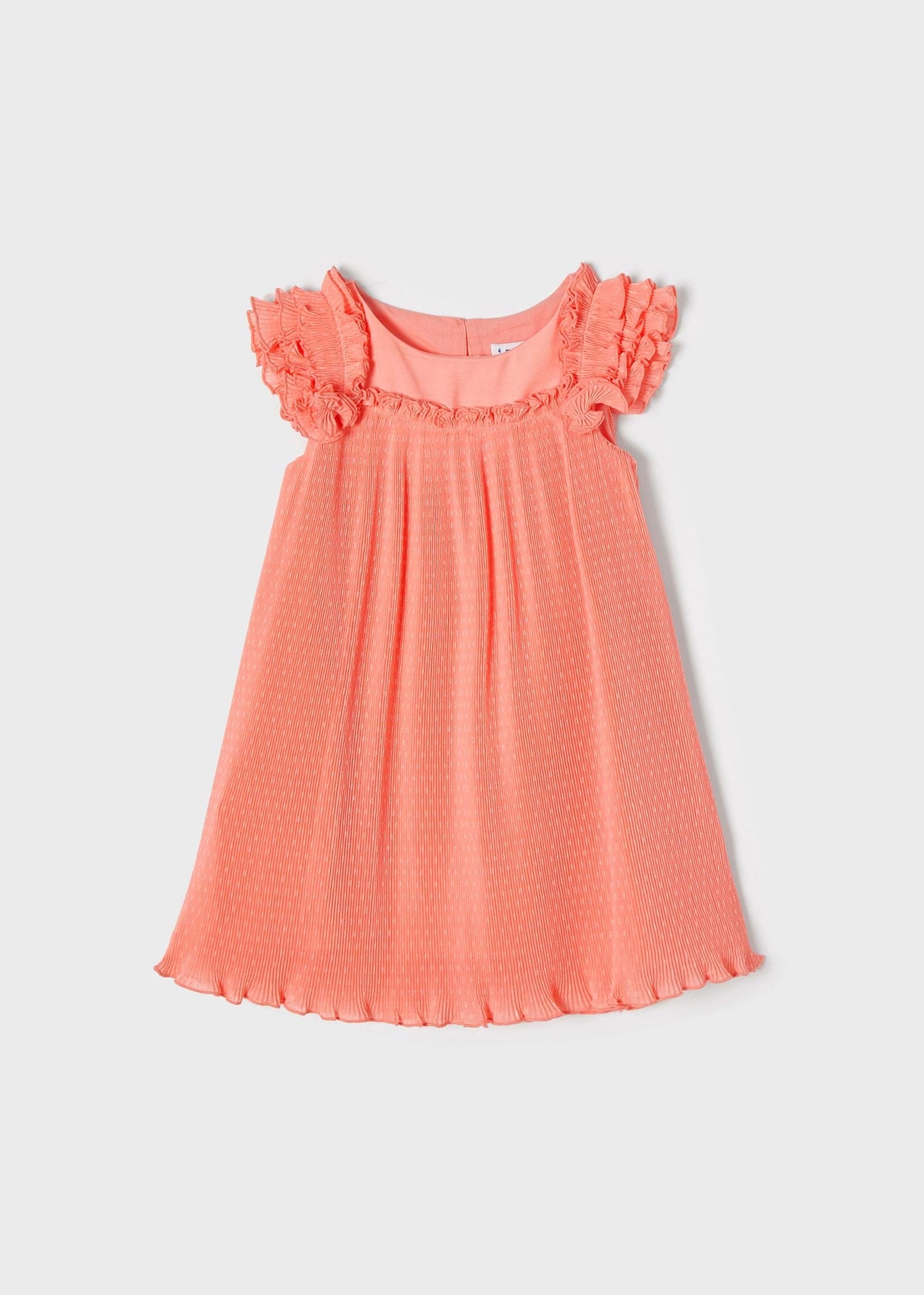 Mayoral Mayoral Ruffle Shoulder Dress - Little Miss Muffin Children & Home