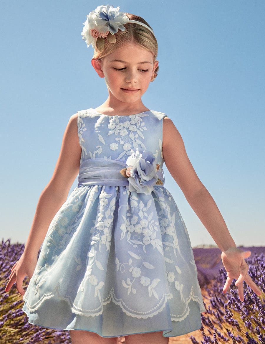 Mayoral Abel & Lula Embroidered Organza Dress - Little Miss Muffin Children & Home