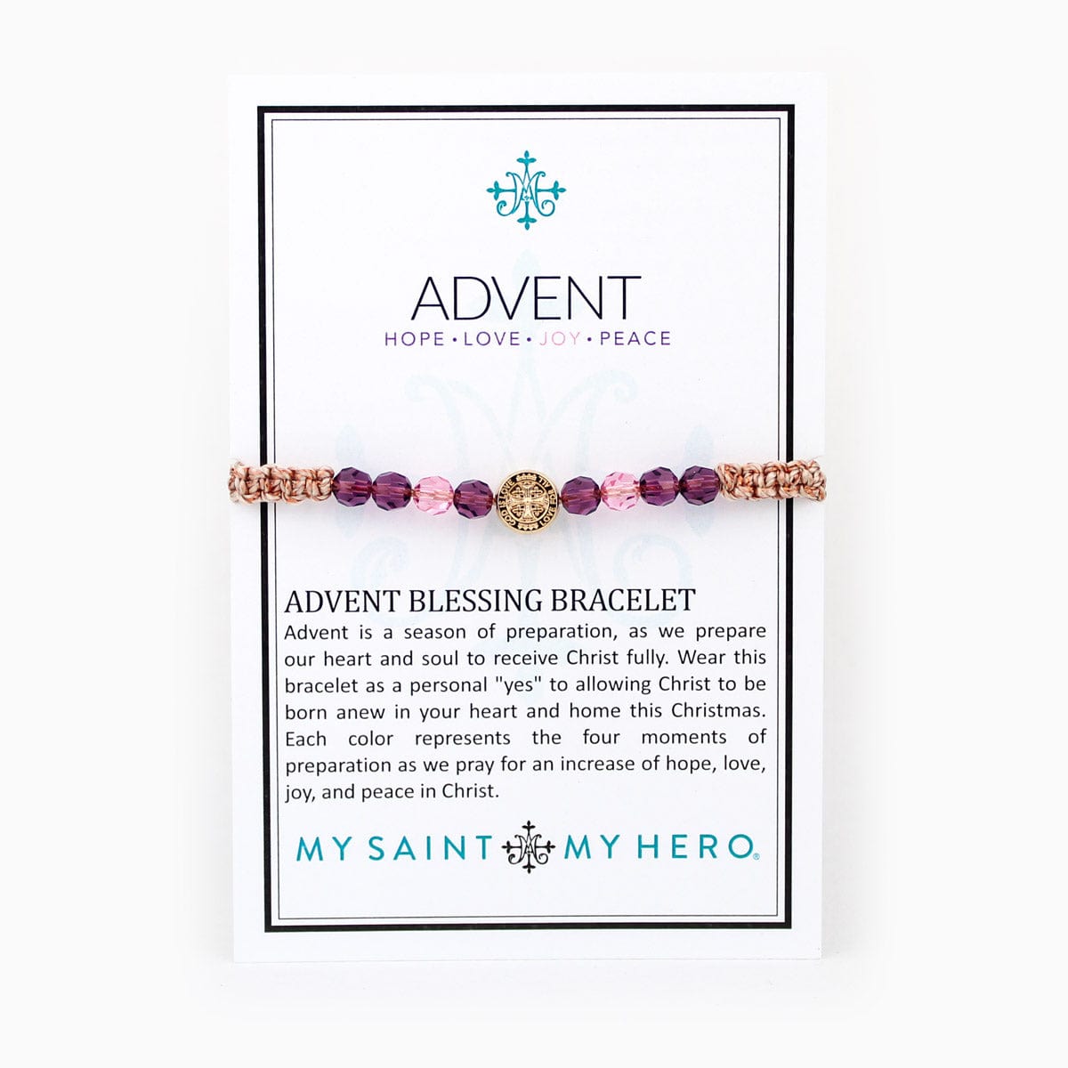 My Saint My Hero My Saint My Hero Advent Blessing Bracelet - Little Miss Muffin Children & Home