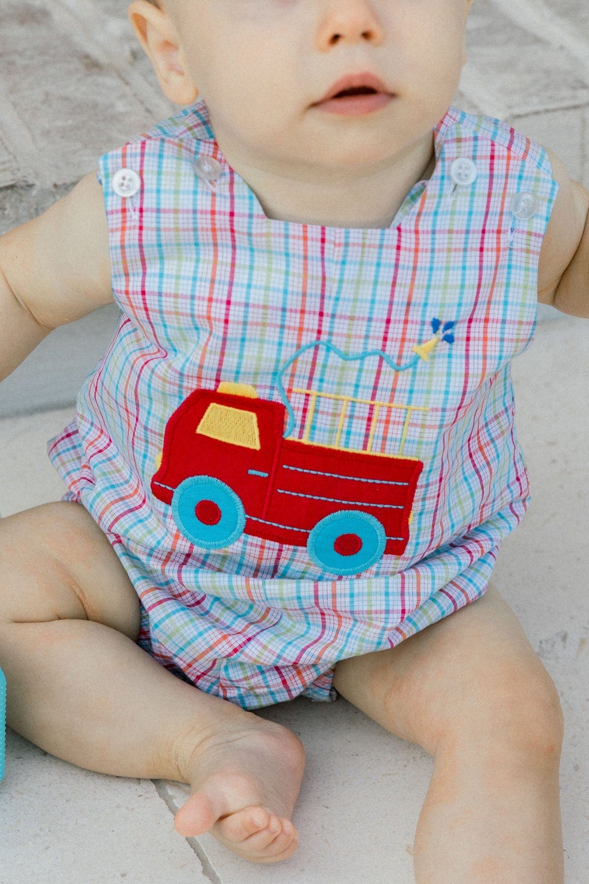 Bailey Boys Bailey Boys Firetruck Short Bubble - Little Miss Muffin Children & Home