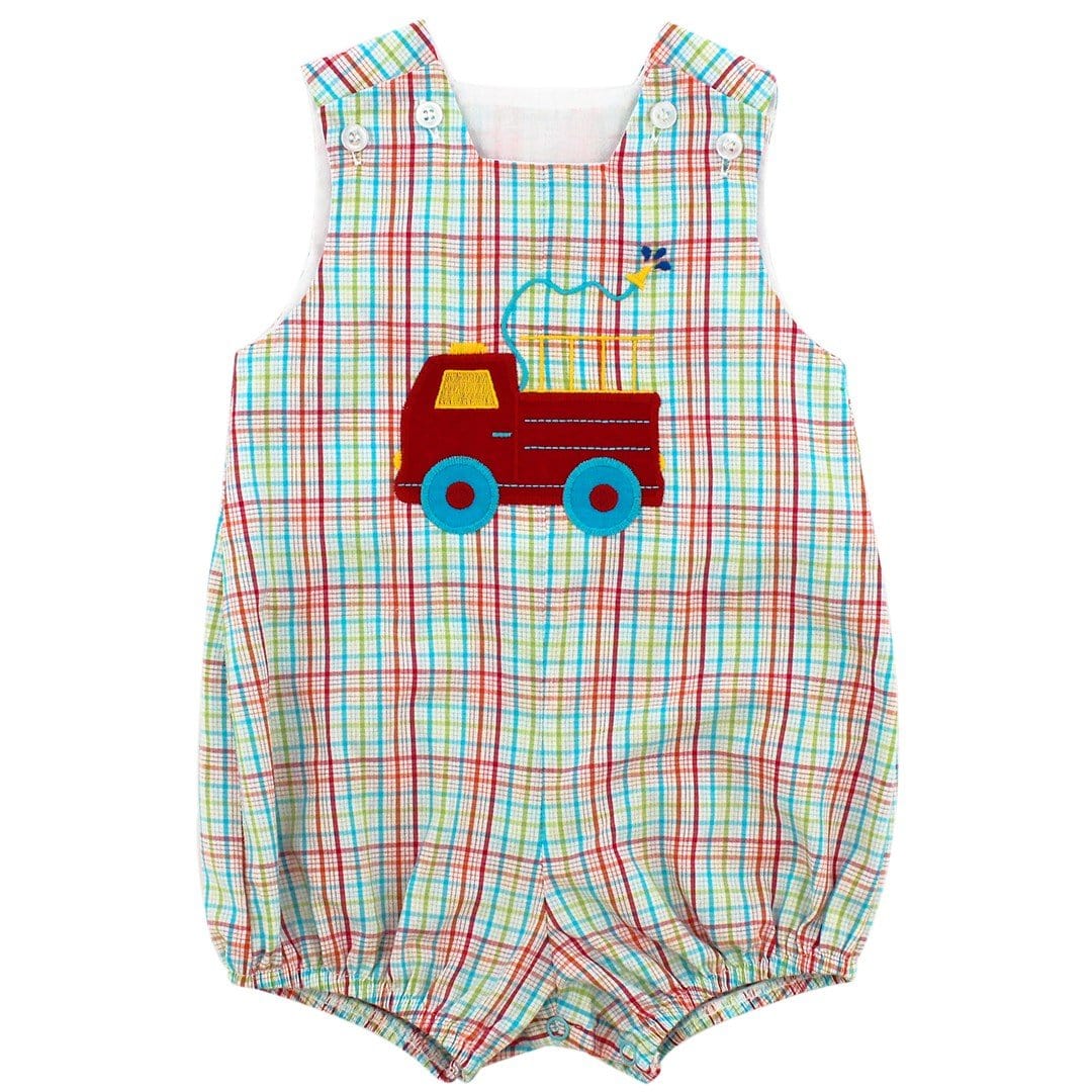 Bailey Boys Bailey Boys Firetruck Short Bubble - Little Miss Muffin Children & Home