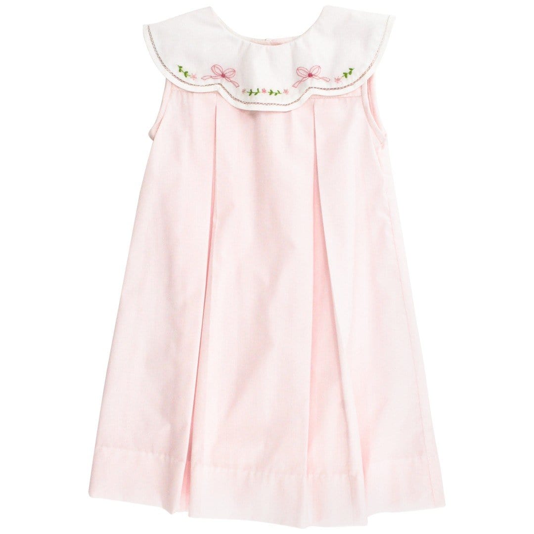 BAILEY BOYS Pink Bow Shadow Work Float Dress - Little Miss Muffin Children & Home