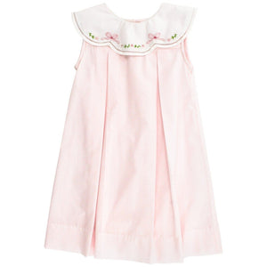 BAILEY BOYS Pink Bow Shadow Work Float Dress - Little Miss Muffin Children & Home