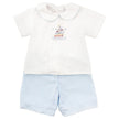 Bailey Boys Bailey Boys Sailboat Shadow Work Boys Short Set - Little Miss Muffin Children & Home