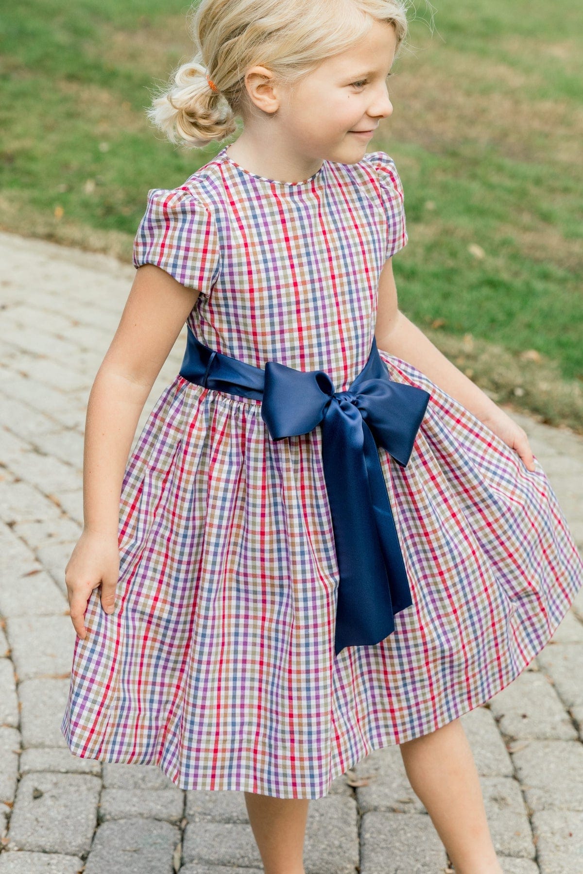 BAI - Bailey Boys Bailey Boys Banks Plaid Biscuit Dress - Little Miss Muffin Children & Home