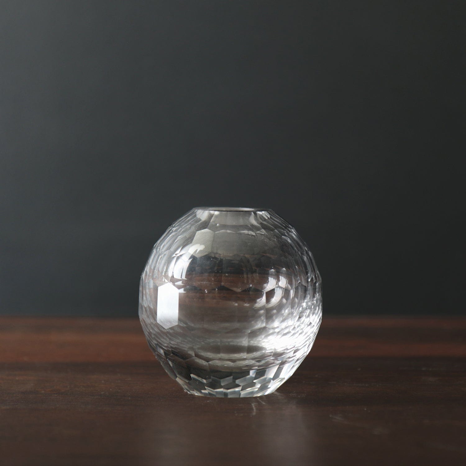 BB - Beatriz Ball Beatriz Ball Glass Faceted Round Bud Vase - Little Miss Muffin Children & Home