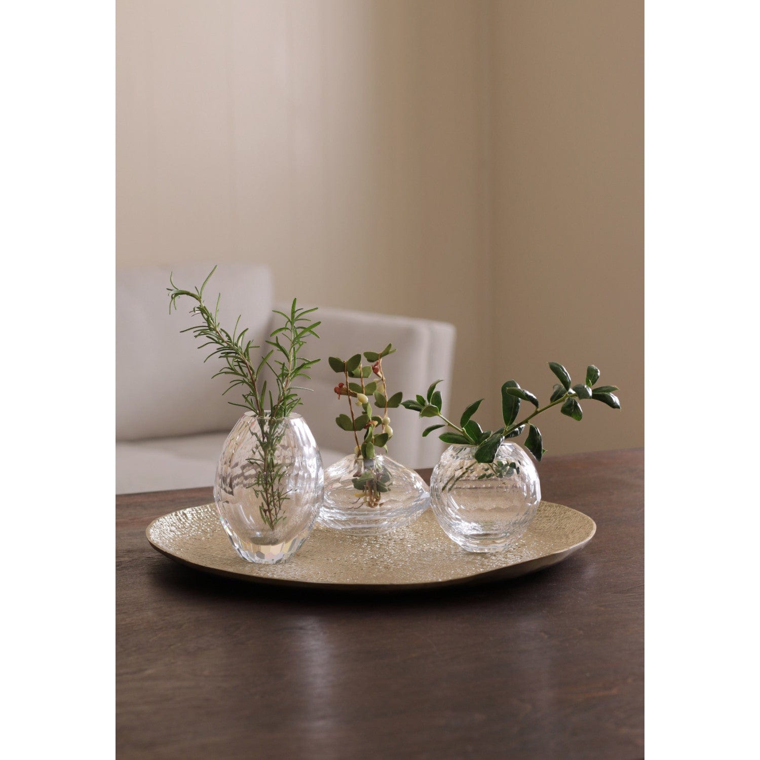 BB - Beatriz Ball Beatriz Ball Glass Faceted Short Bud Vase - Little Miss Muffin Children & Home