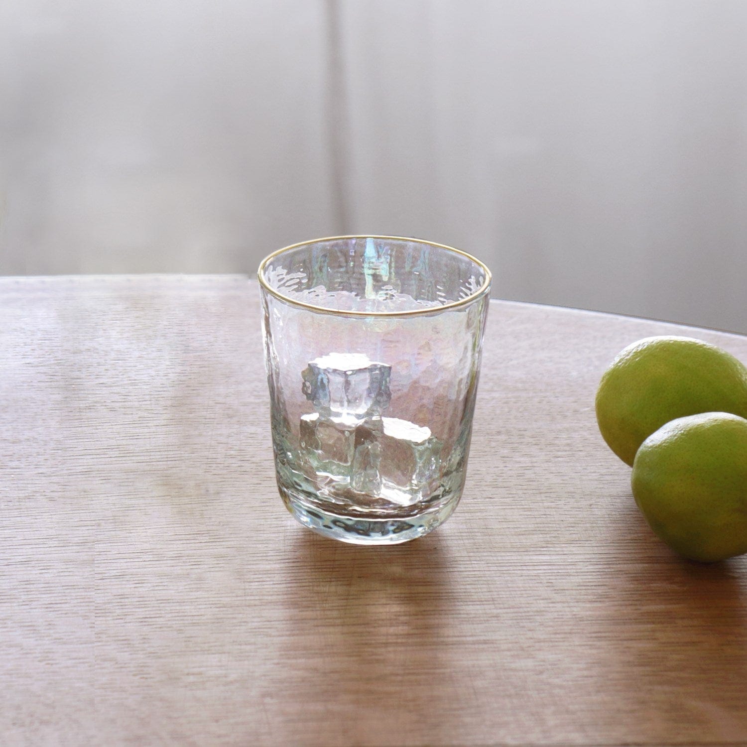 Beatriz Ball Beatriz Ball Mother of Pearl Gold Rim Stemless Drinking Glass Set of 4 - Little Miss Muffin Children & Home