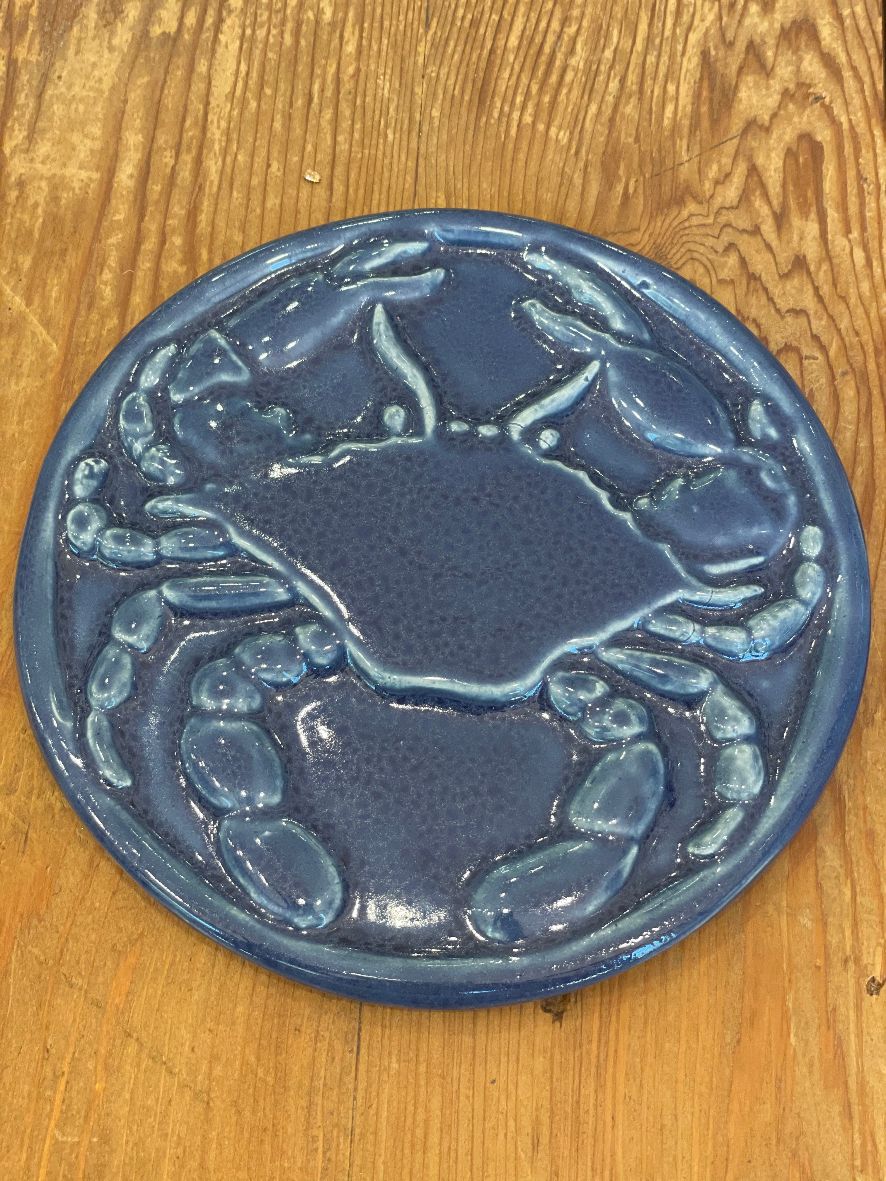 Slip Into Clay Slip Into Clay Crab Hot Plate/Wall Decor - Little Miss Muffin Children & Home