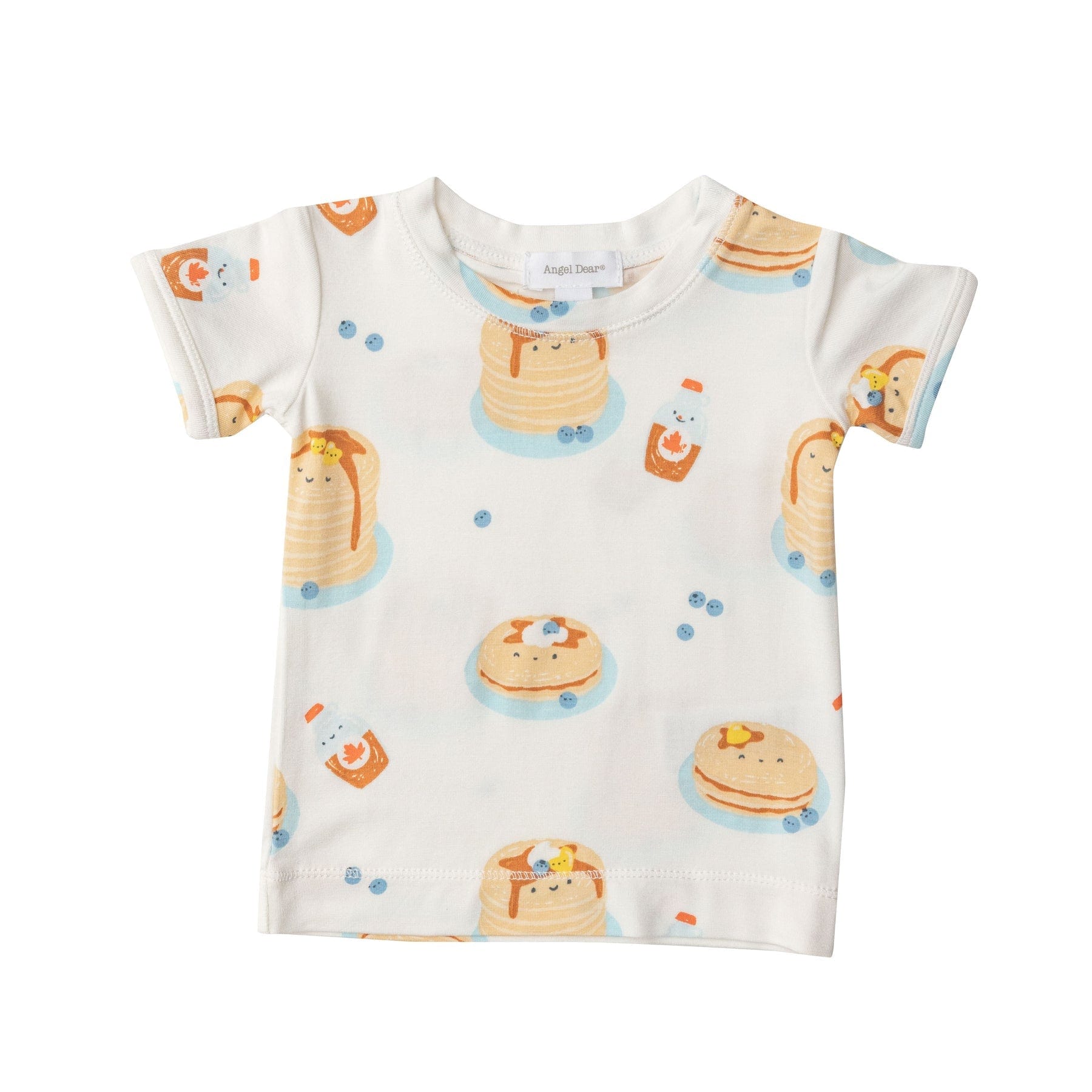 Angel Dear Angel Dear Pancakes Multi Short Sleeve PJ Set - Little Miss Muffin Children & Home