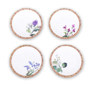 Beatriz Ball Beatriz Ball Vida Bamboo Floral Salad Plates - Little Miss Muffin Children & Home